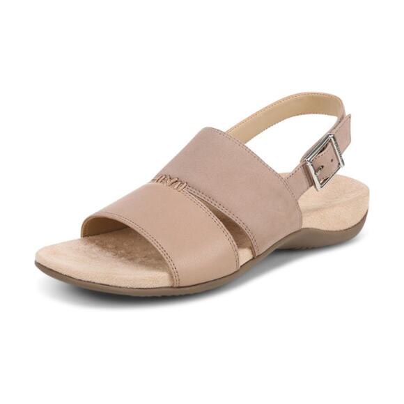 Vionic Shoes - Vionic Womens Morro Slingback Sandals US 8.5 EU 39 Taupe Leather NIB